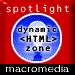 Macromedia DHTML Zone Spotlighted Site