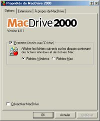 MacDrive 2000 control panel applet