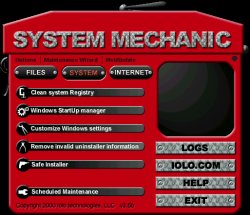 System Mechanic 3.5c Main Interface (click to enlarge)