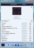 Windows Media Player - Compact Mode Playlist