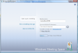 Windows Meeting Space - Start a Meeting