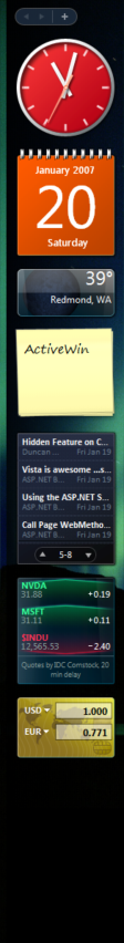 Windows Sidebar