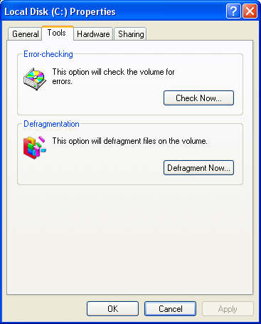 disk checker windows 7